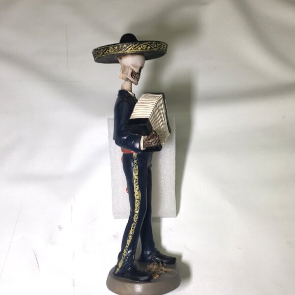 🛑 SKELETON ➕🆒 FIGURINE Accordion MAN Halloween Mariachis Dead Decor💸BUY NOW‼️ - Picture 16 of 16